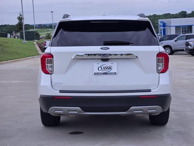 2024 White Metallic Ford Explorer XLT RWD SUV