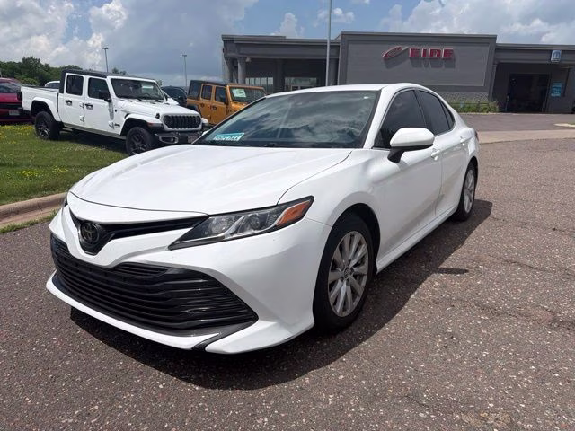 2020 Super White Toyota Camry LE FWD Sedan