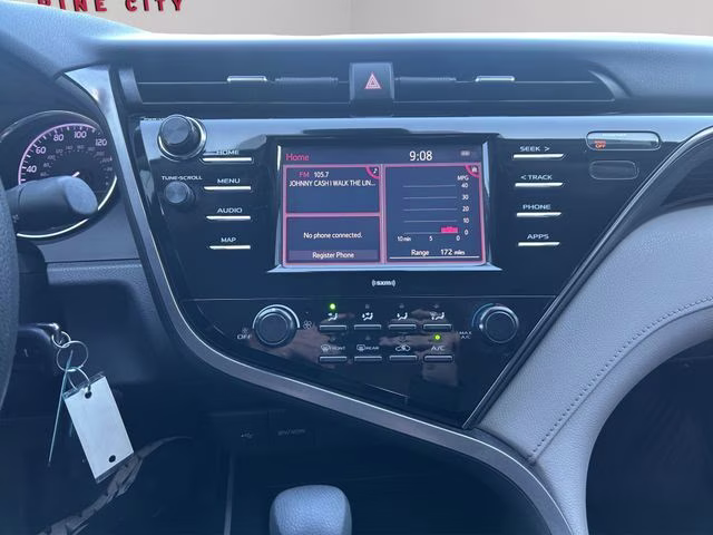2020 Super White Toyota Camry LE FWD Sedan