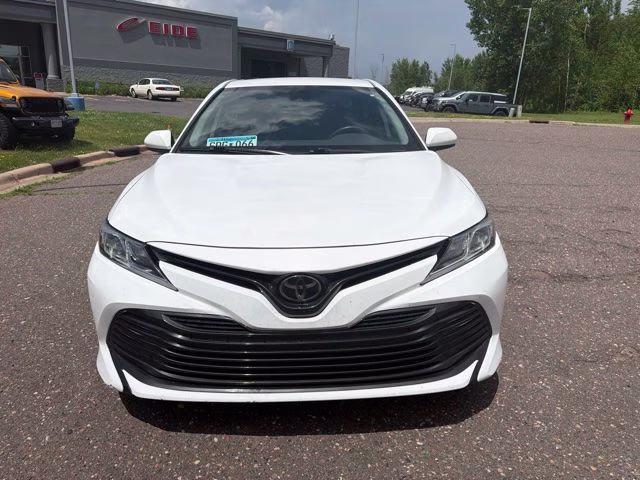 2020 Super White Toyota Camry LE FWD Sedan