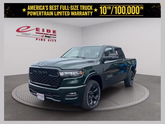 2026 Serrano Green Metallic Ram 1500 Big Horn Night Edition 4X4 Truck