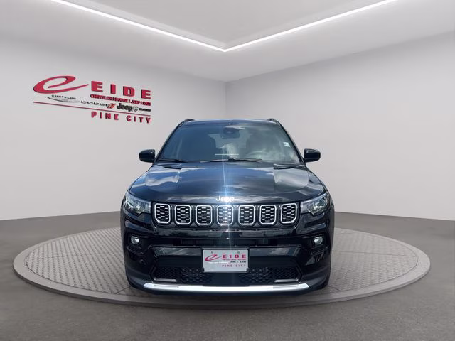 2026 Diamond Black Crystal Pearlcoat Jeep Compass Limited 4X4 SUV