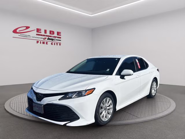 2020 Super White Toyota Camry LE FWD Sedan