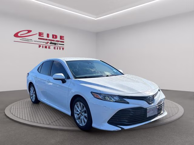 2020 Super White Toyota Camry LE FWD Sedan