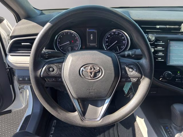 2020 Super White Toyota Camry LE FWD Sedan