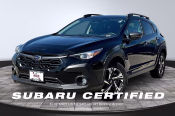 2024 Crystal Black Silica Subaru Crosstrek Premium AWD SUV