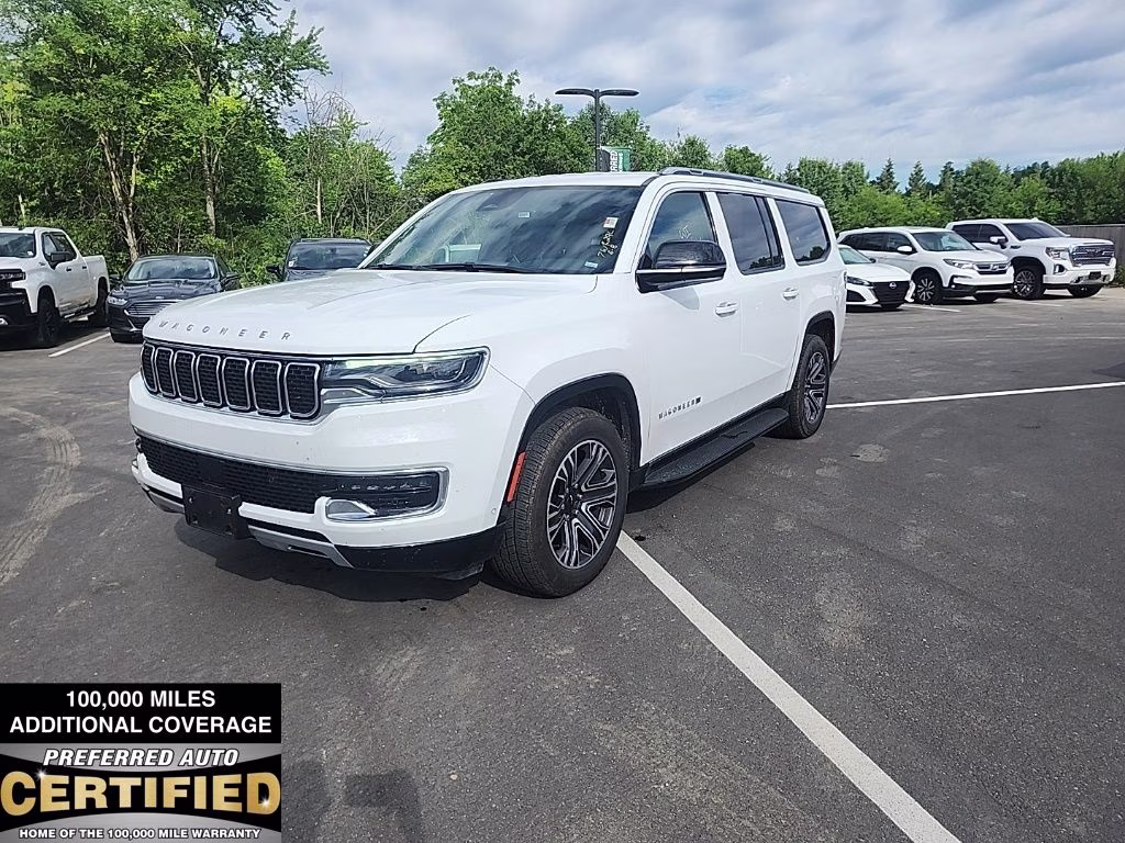 2024 Bright White Clearcoat Jeep Wagoneer L Series II 4X4 SUV