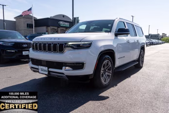 2024 Bright White Clearcoat Jeep Wagoneer L Series II 4X4 SUV