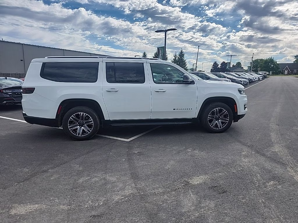 2024 Bright White Clearcoat Jeep Wagoneer L Series II 4X4 SUV