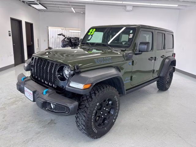 2023 Sarge Green Clearcoat Jeep Wrangler Willys 4xe 4X4 SUV