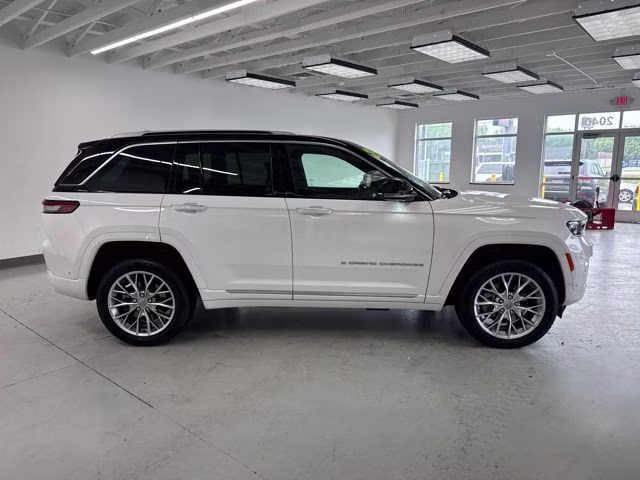 2023 Bright White Clearcoat Jeep Grand Cherokee Summit 4xe 4X4 SUV