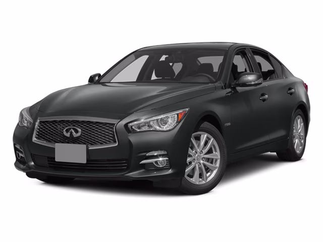 2014 Graphite Shadow INFINITI Q50 Hybrid Premium AWD Sedan