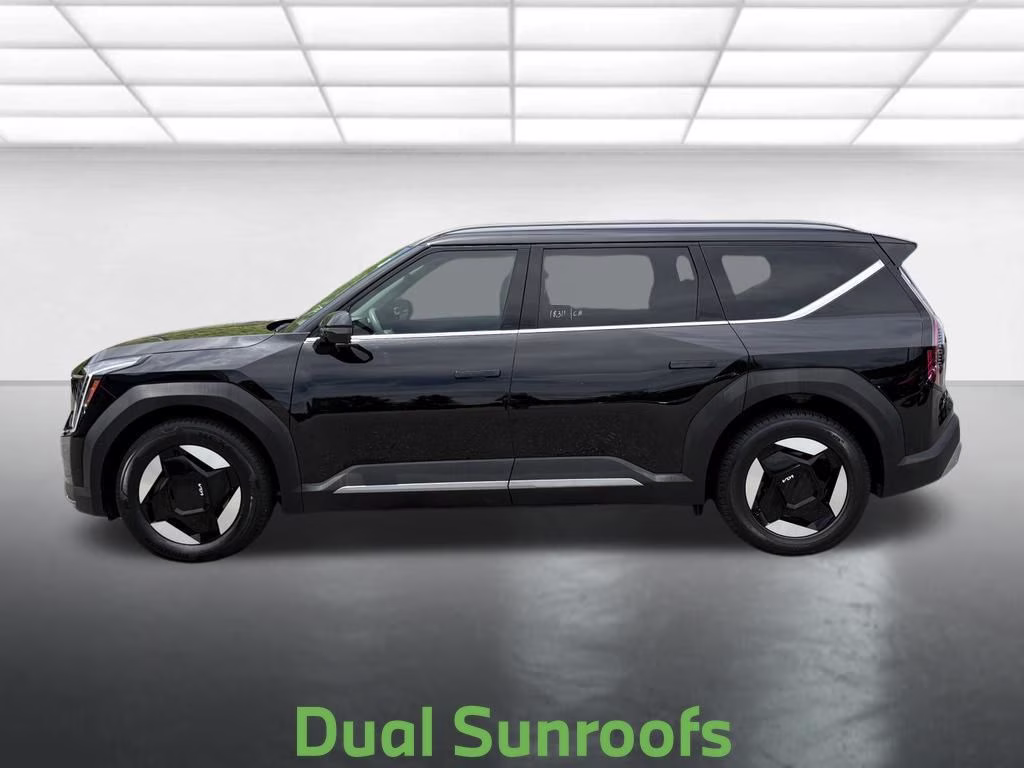 2024 Aurora Black Pearl Kia EV9 Wind AWD SUV