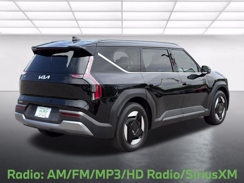 2024 Aurora Black Pearl Kia EV9 Wind AWD SUV