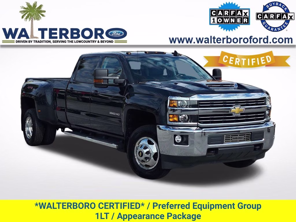 2017 Graphite Metallic Chevrolet Silverado 3500HD LT 4X4 Truck