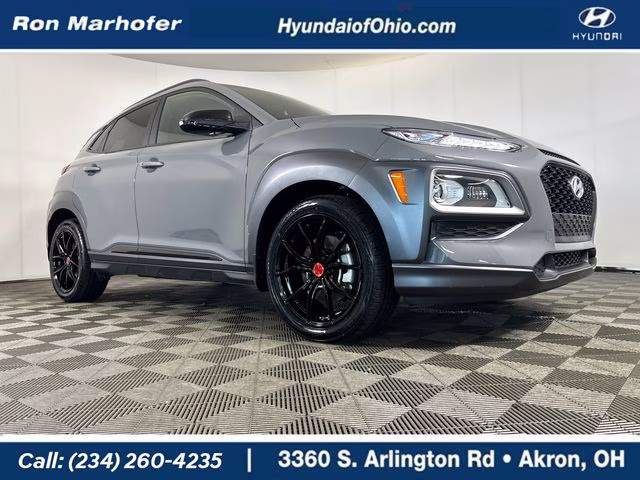 2021 Galactic Gray Hyundai Kona NIGHT AWD SUV