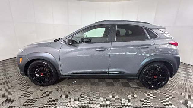 2021 Galactic Gray Hyundai Kona NIGHT AWD SUV