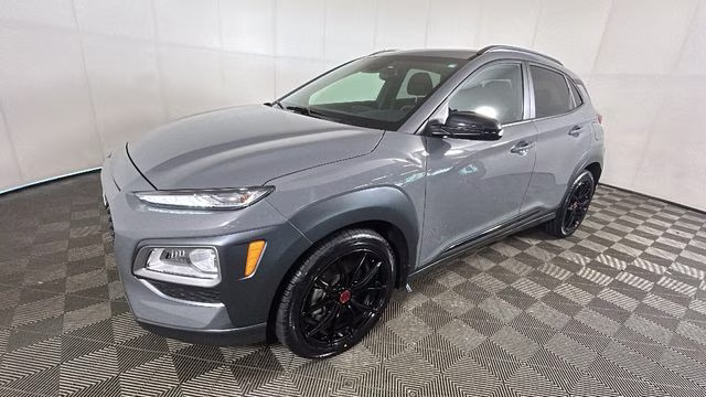 2021 Galactic Gray Hyundai Kona NIGHT AWD SUV