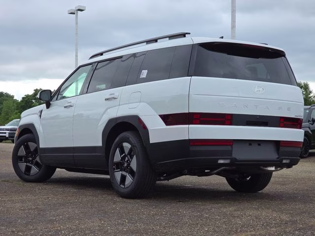 2026 Serenity White Hyundai Santa Fe Hybrid SEL AWD SUV