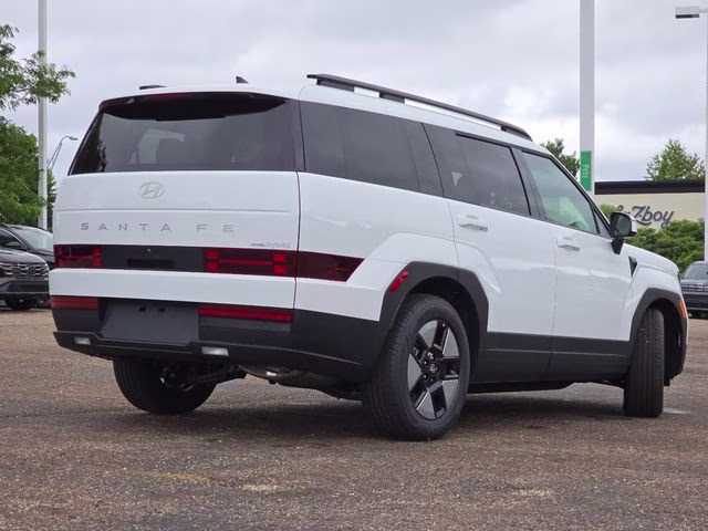2026 Serenity White Hyundai Santa Fe Hybrid SEL AWD SUV