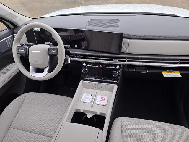 2026 Serenity White Hyundai Santa Fe Hybrid SEL AWD SUV