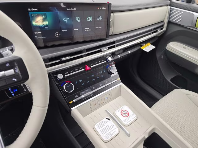 2026 Serenity White Hyundai Santa Fe Hybrid SEL AWD SUV