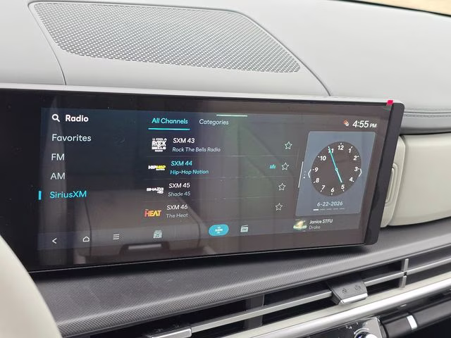 2026 Serenity White Hyundai Santa Fe Hybrid SEL AWD SUV