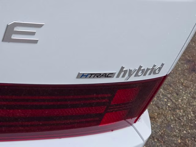 2026 Serenity White Hyundai Santa Fe Hybrid SEL AWD SUV