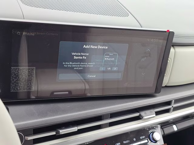 2026 Serenity White Hyundai Santa Fe Hybrid SEL AWD SUV
