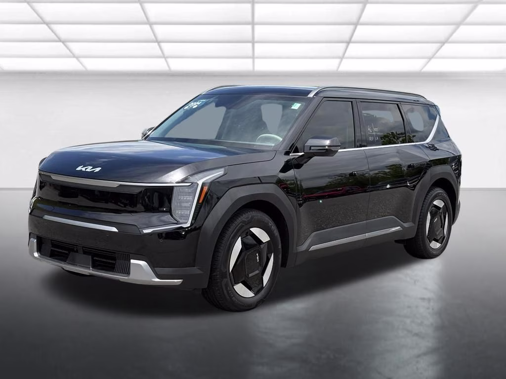 2024 Aurora Black Pearl Kia EV9 Wind AWD SUV