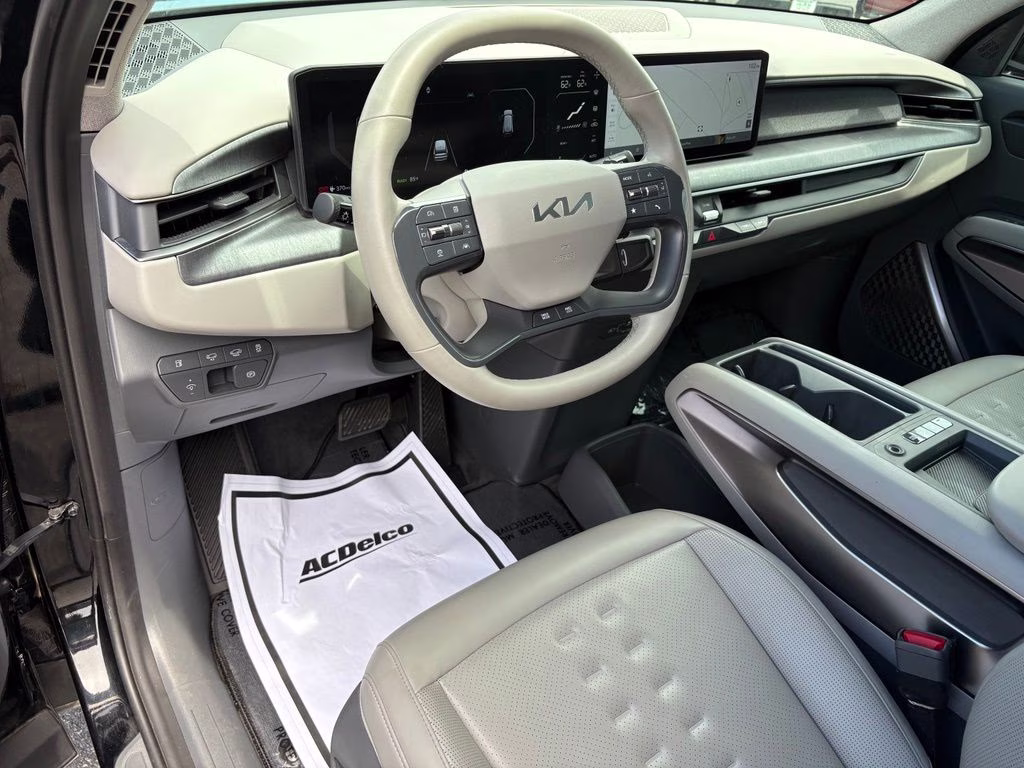2024 Aurora Black Pearl Kia EV9 Wind AWD SUV