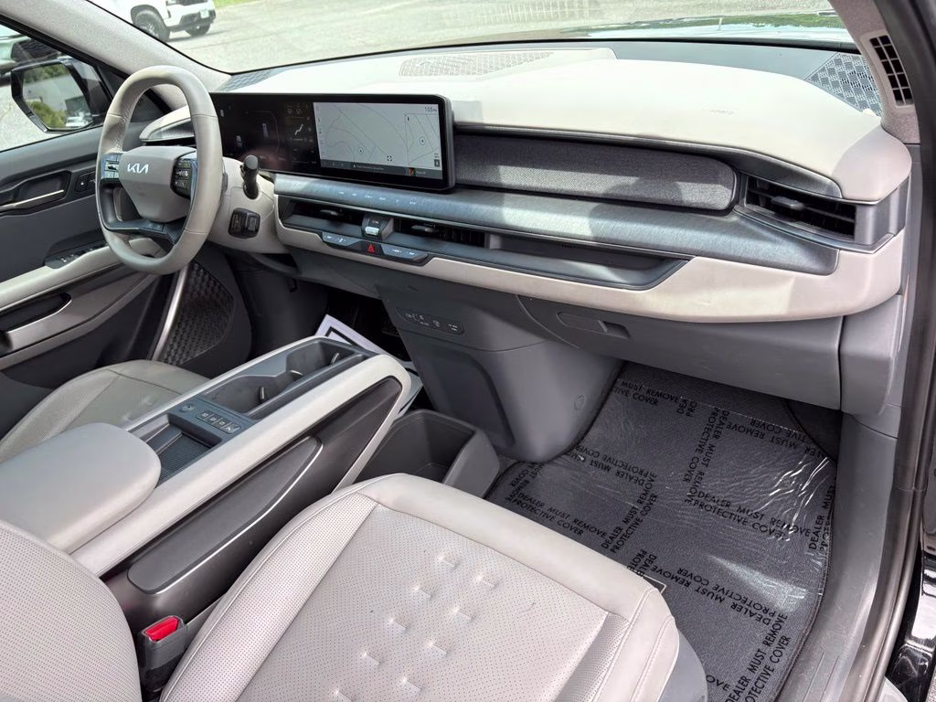 2024 Aurora Black Pearl Kia EV9 Wind AWD SUV