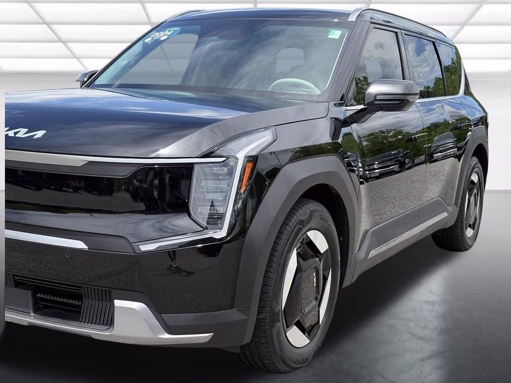 2024 Aurora Black Pearl Kia EV9 Wind AWD SUV