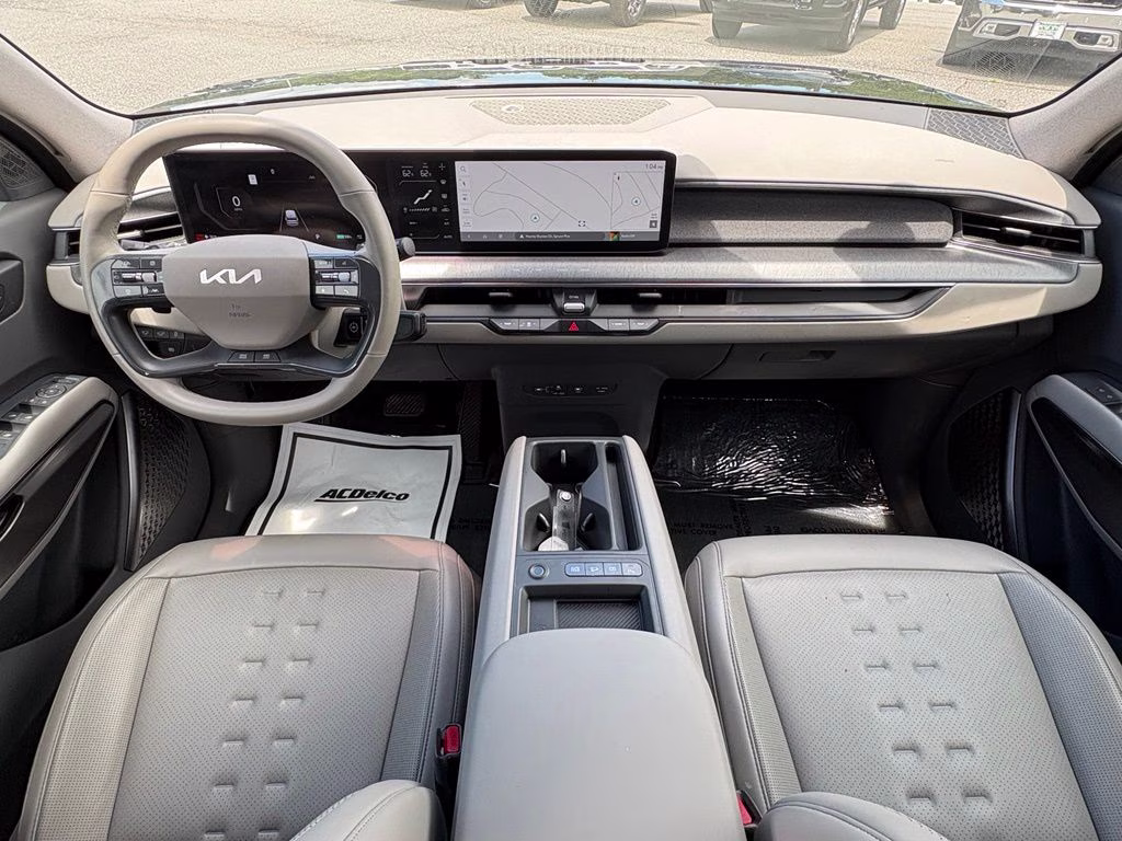 2024 Aurora Black Pearl Kia EV9 Wind AWD SUV