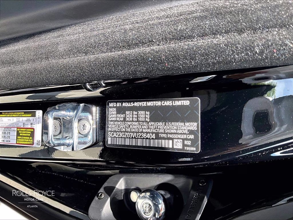 2027 Black Diamond Rolls-Royce Ghost AWD Sedan