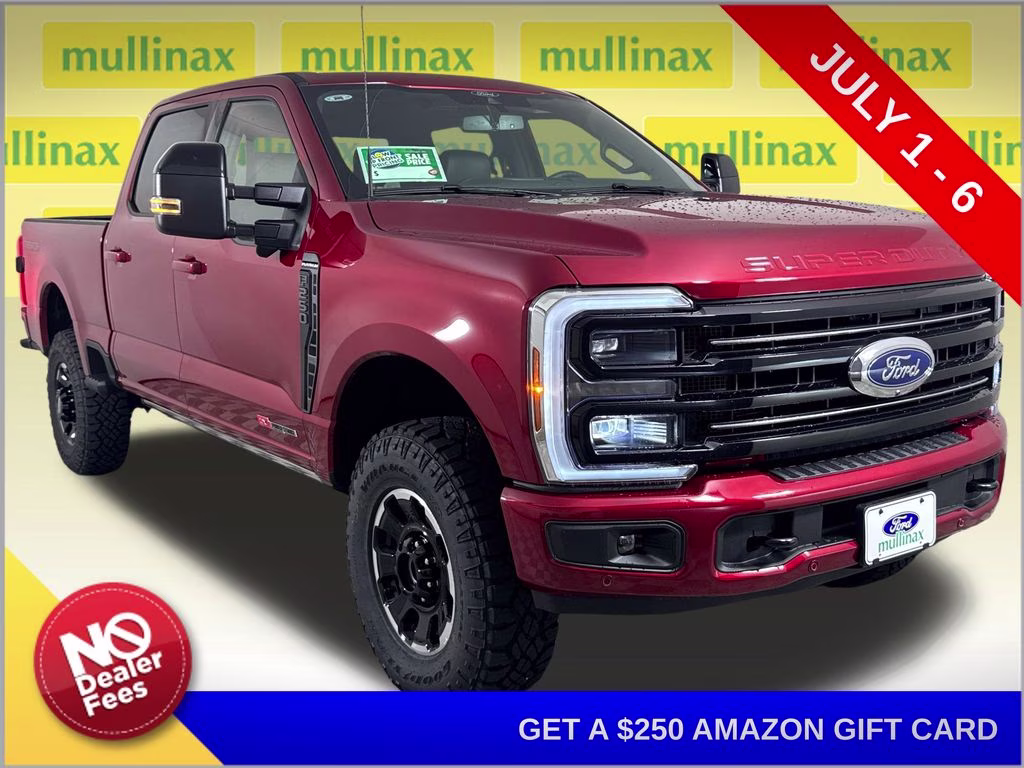 2026 Ruby Red Metallic Tinted Clearcoat Ford Super Duty F-250 SRW Platinum 4X4 Truck