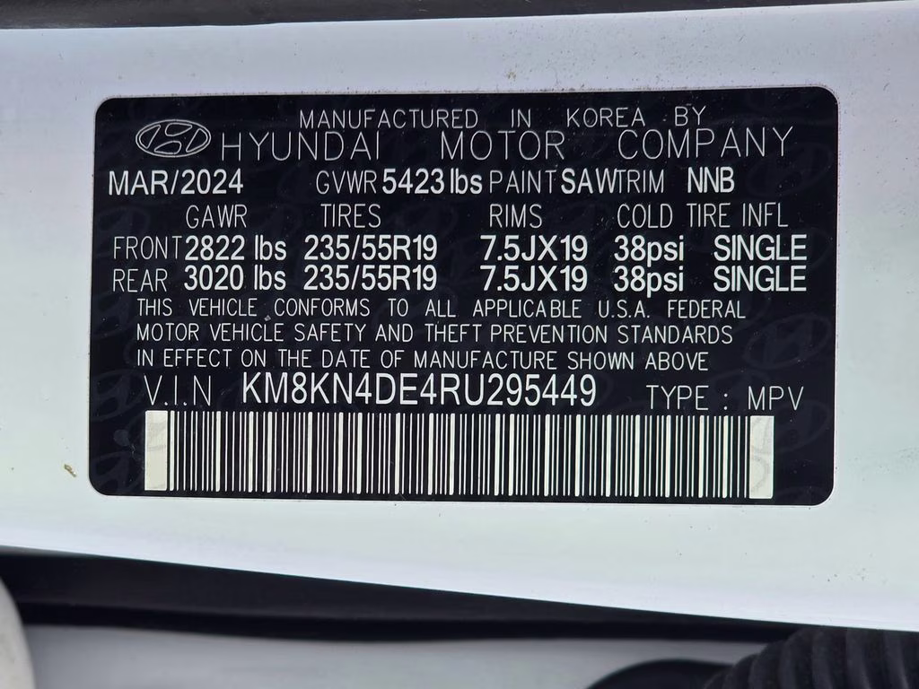 2024 Atlas White Hyundai IONIQ 5 SEL RWD SUV