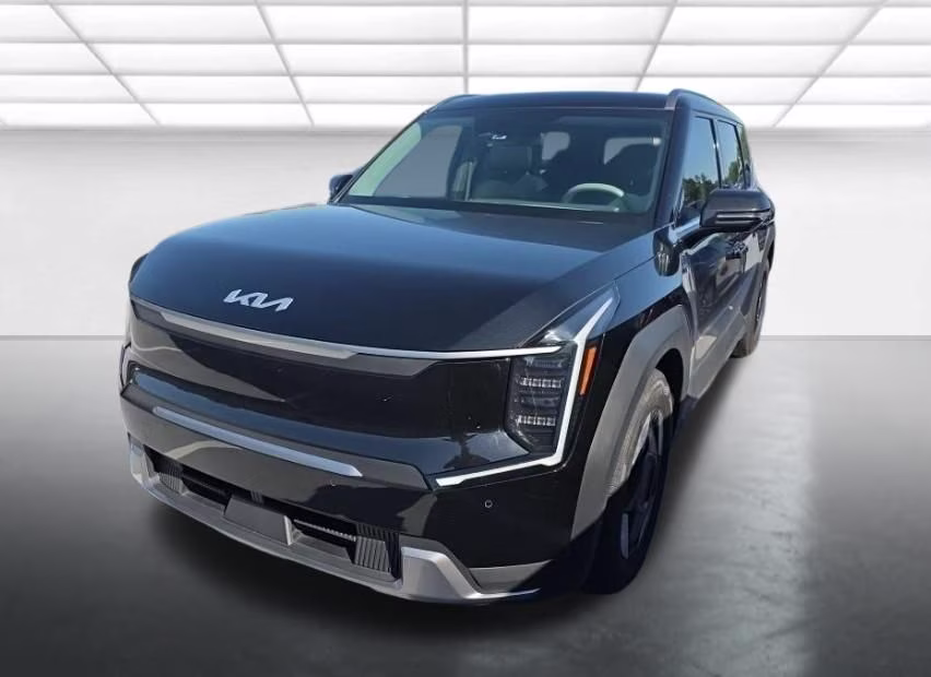 2024 Aurora Black Pearl Kia EV9 Wind AWD SUV