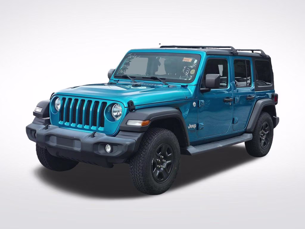 2019 Bikini Pearlcoat Jeep Wrangler Unlimited Sport S 4X4 SUV