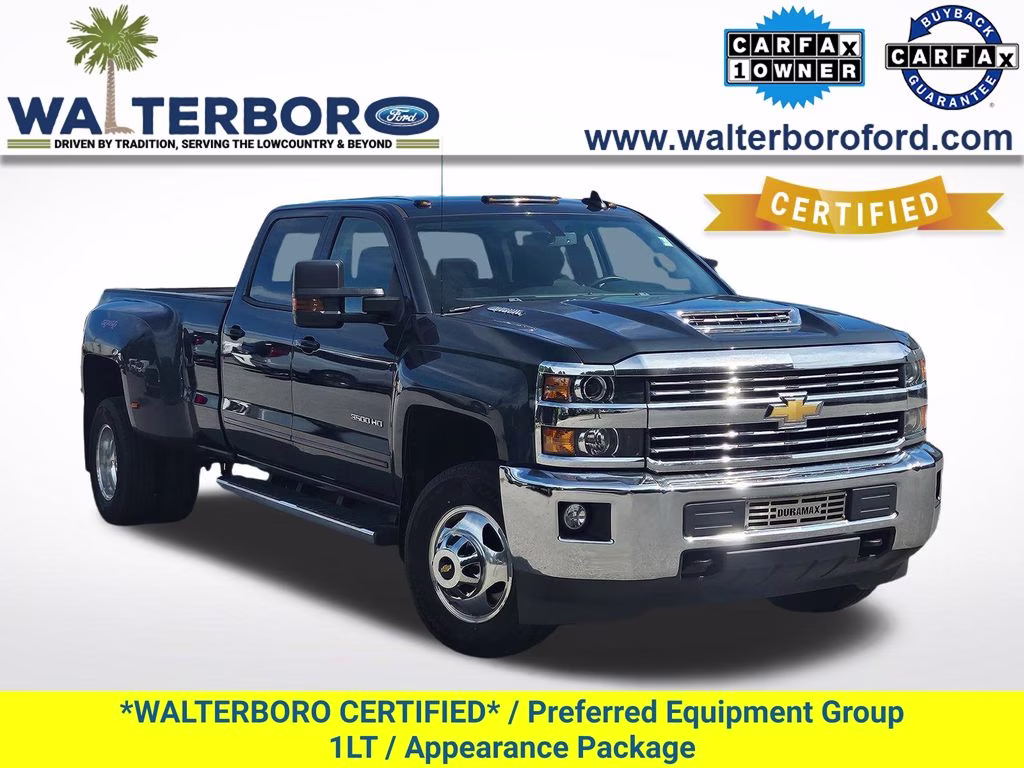 2017 Graphite Metallic Chevrolet Silverado 3500HD LT 4X4 Truck