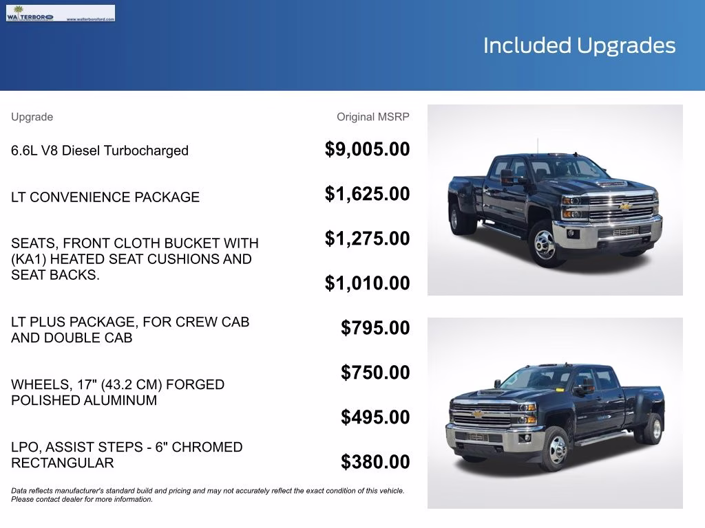 2017 Graphite Metallic Chevrolet Silverado 3500HD LT 4X4 Truck
