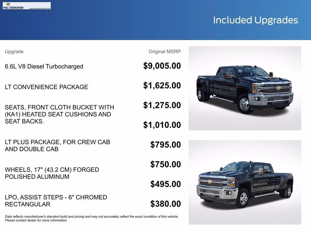 2017 Graphite Metallic Chevrolet Silverado 3500HD LT 4X4 Truck