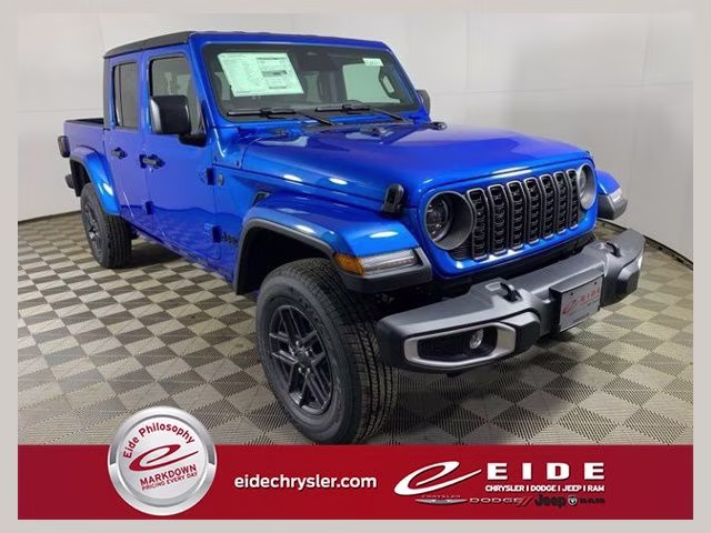 2026 Hydro Blue Pearlcoat Jeep Gladiator Sport S 4X4 Truck