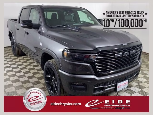 2026 Granite Crystal Metallic Clearcoat Ram 1500 Laramie Night Edition 4X4 Truck