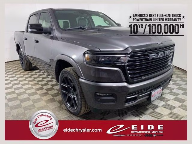 2026 Granite Crystal Metallic Clearcoat Ram 1500 Laramie Night Edition 4X4 Truck