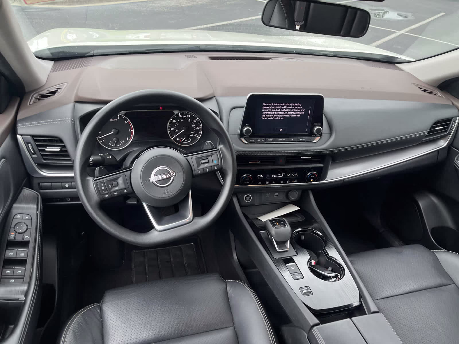 2023 Pearl White Tricoat Nissan Rogue SV FWD SUV