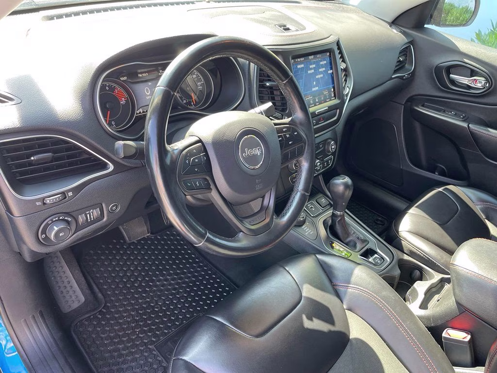 2020 Hydro Blue Pearlcoat Jeep Cherokee Trailhawk 4X4 SUV