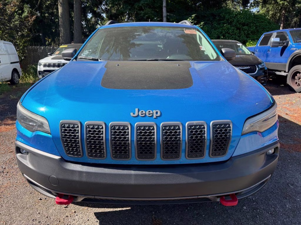 2020 Hydro Blue Pearlcoat Jeep Cherokee Trailhawk 4X4 SUV