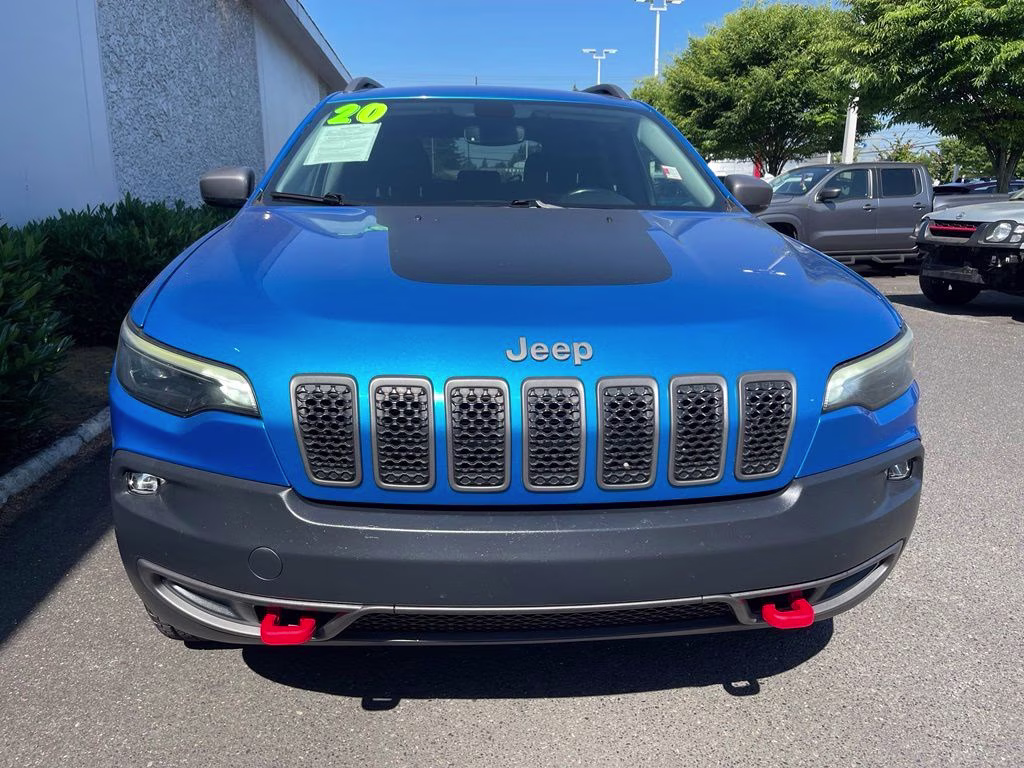 2020 Hydro Blue Pearlcoat Jeep Cherokee Trailhawk 4X4 SUV