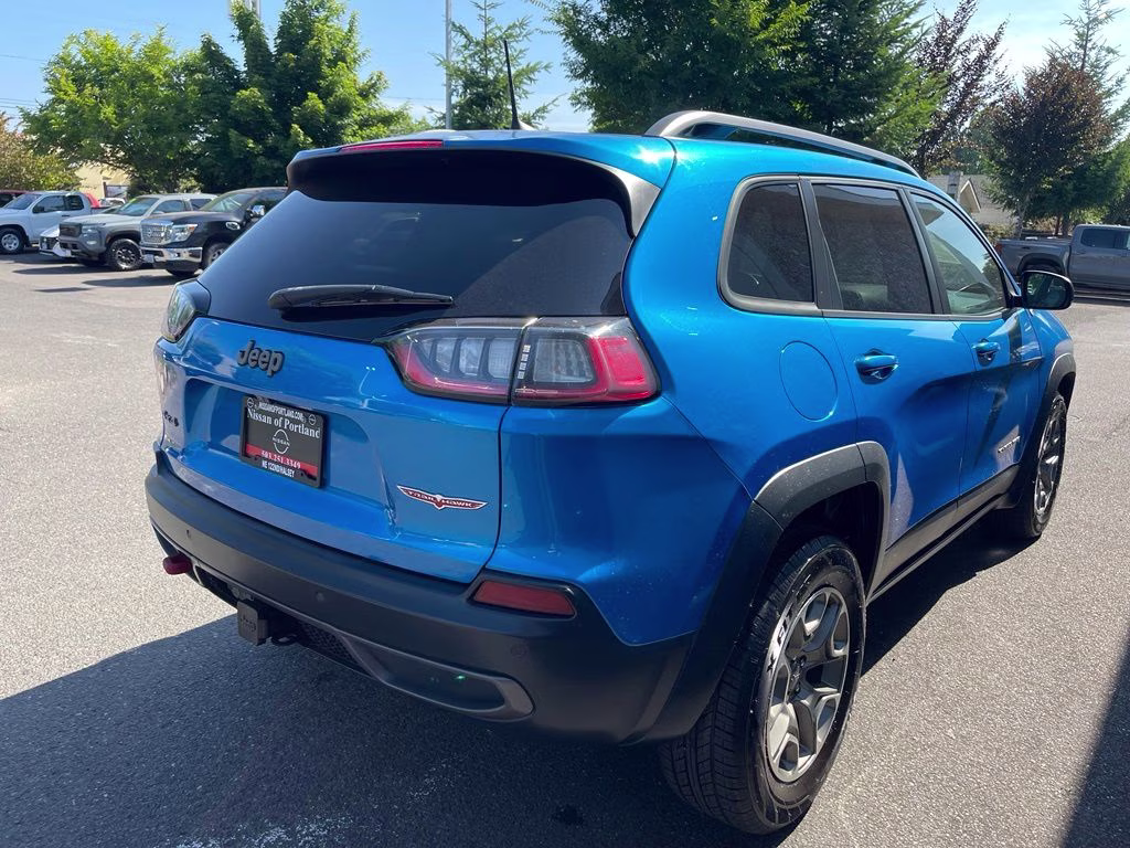2020 Hydro Blue Pearlcoat Jeep Cherokee Trailhawk 4X4 SUV